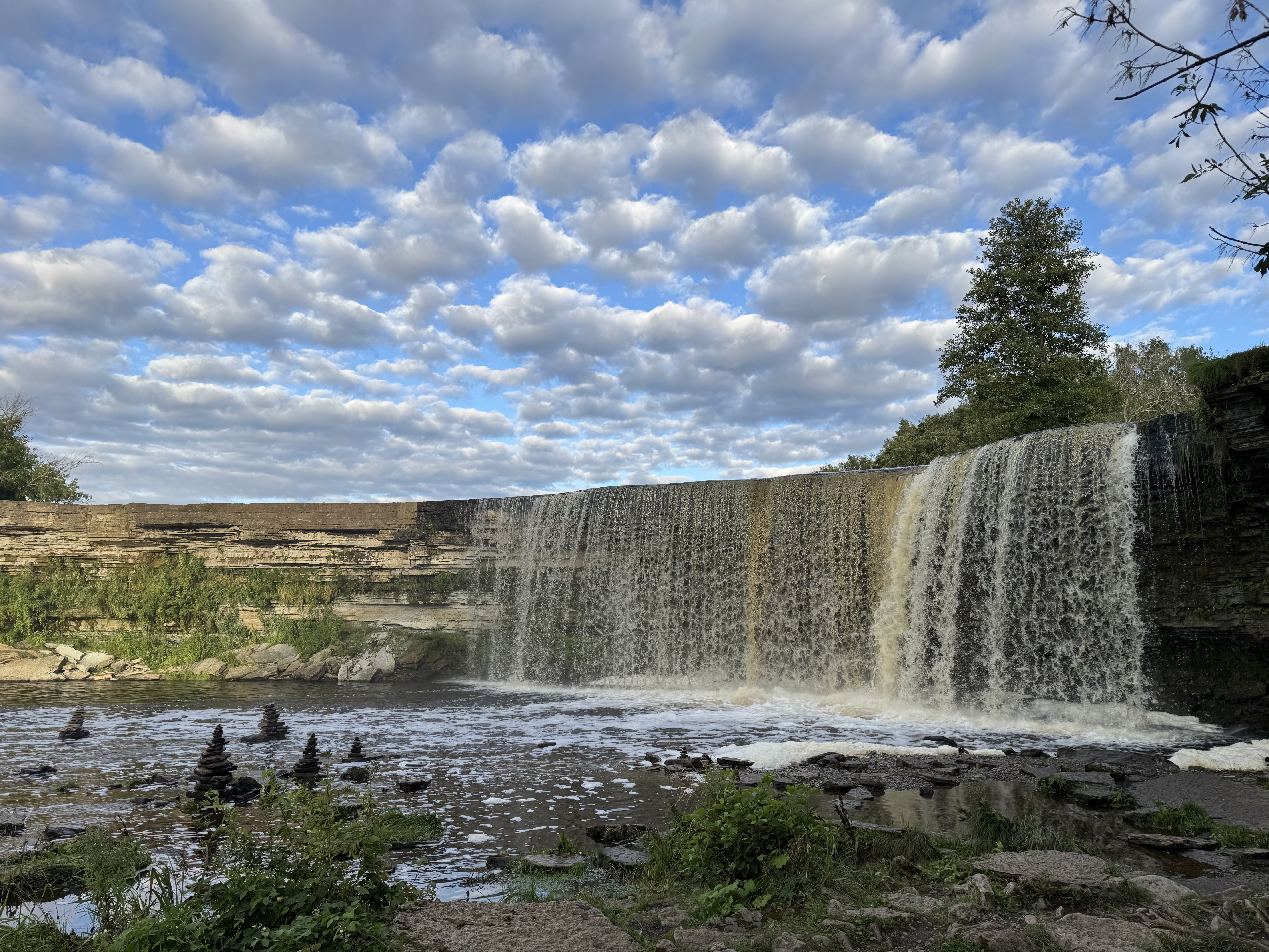 Jägala Waterfall - Main view in Jägala-Joa, Estonia